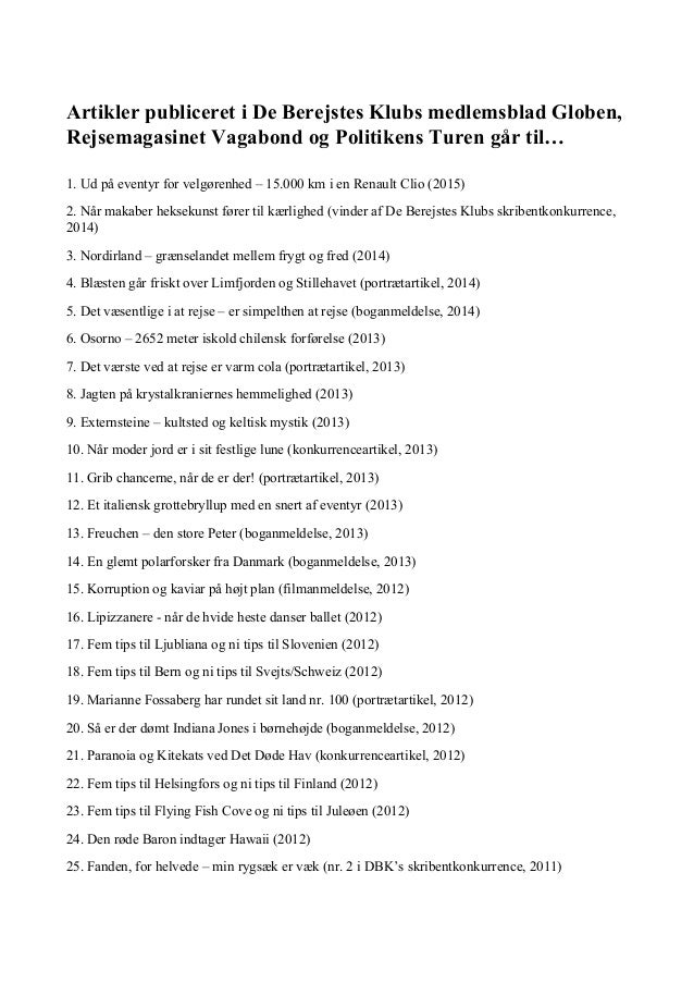 den røde liste den røde liste